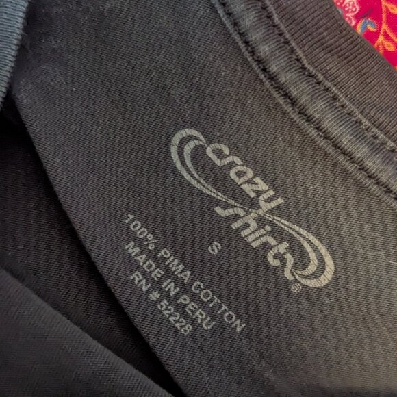 Crazy Shirts Cap Sleeve Women’s T Shirt Pima Cotton Floral Design Hawaii - Picture 6 of 6